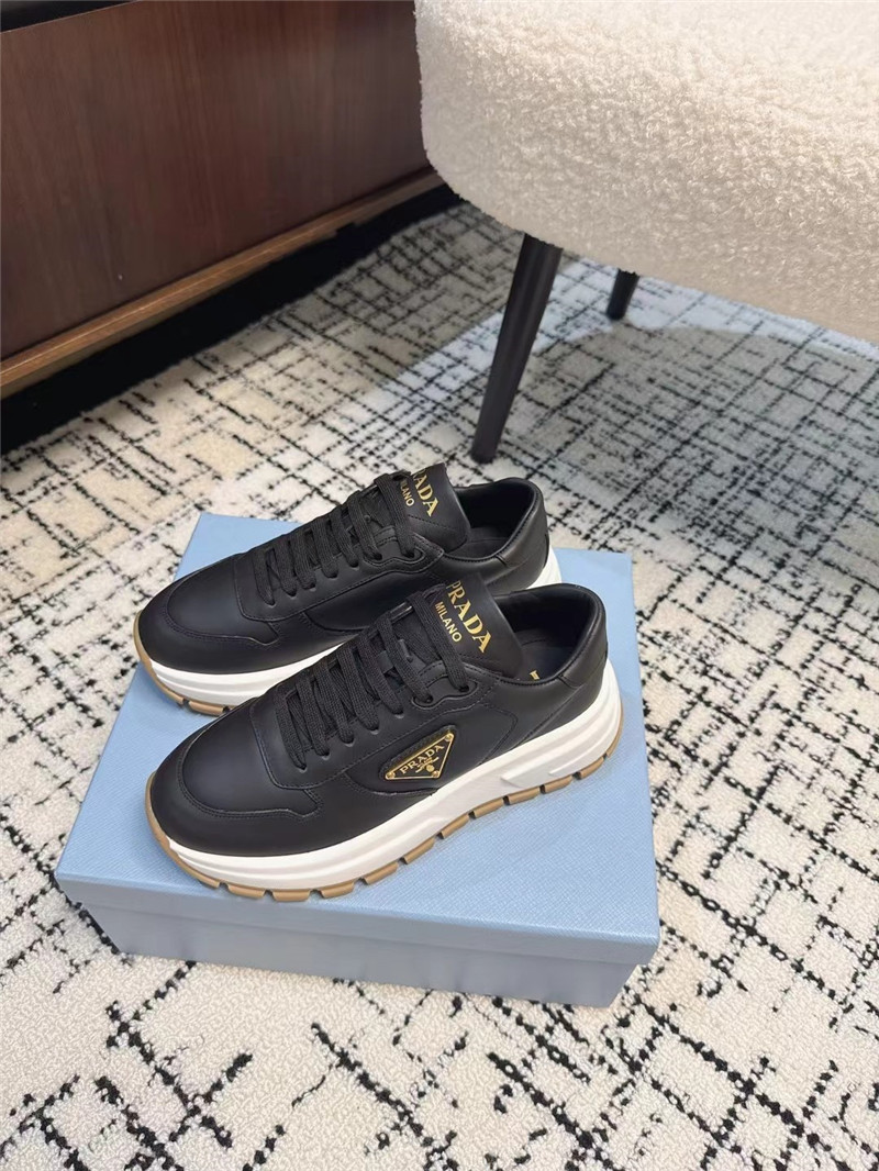 Pra*a prax 01 black leather sneakers