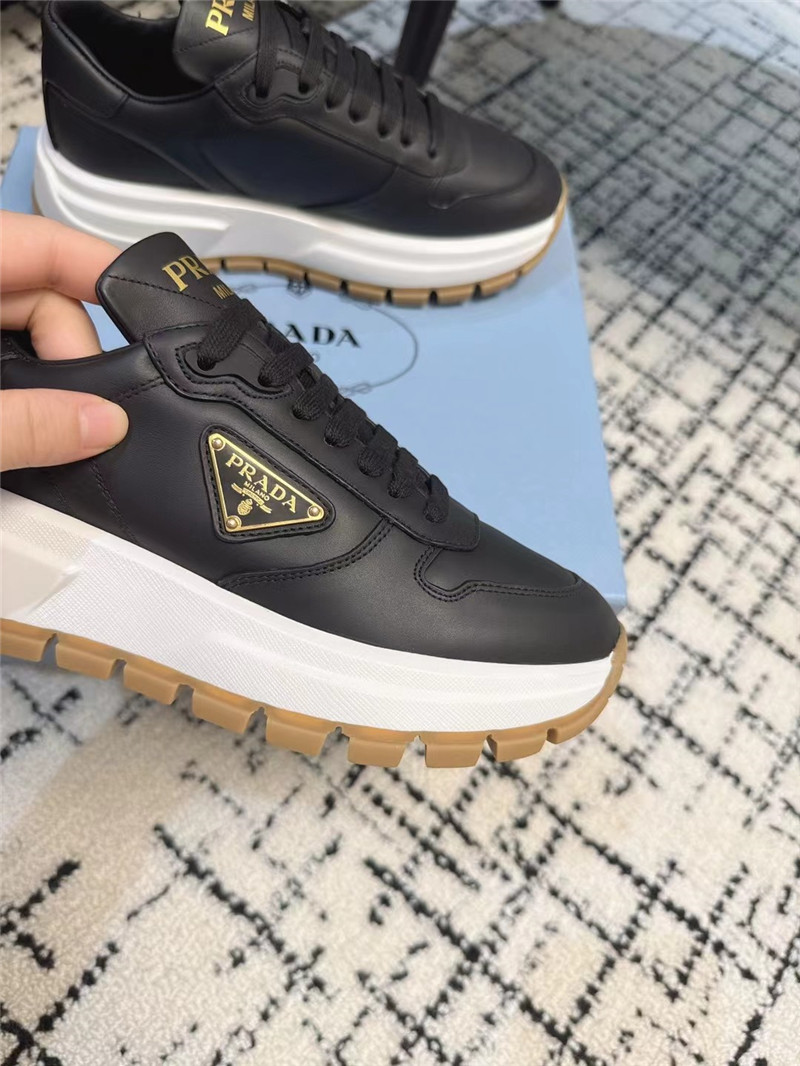 Pra*a prax 01 black leather sneakers