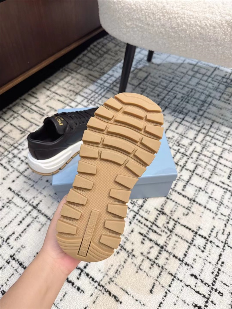 Pra*a prax 01 black leather sneakers