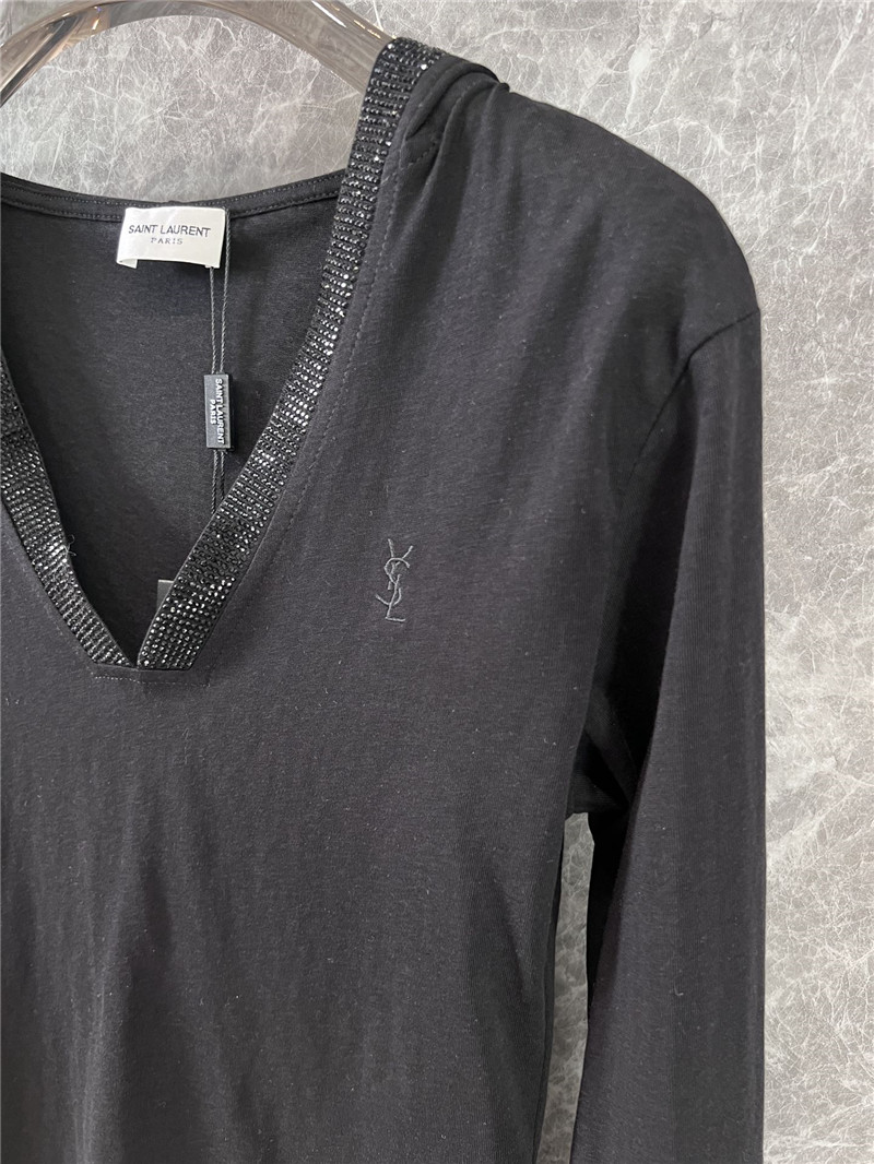 Y51 hooded long-sleeved t-shirt