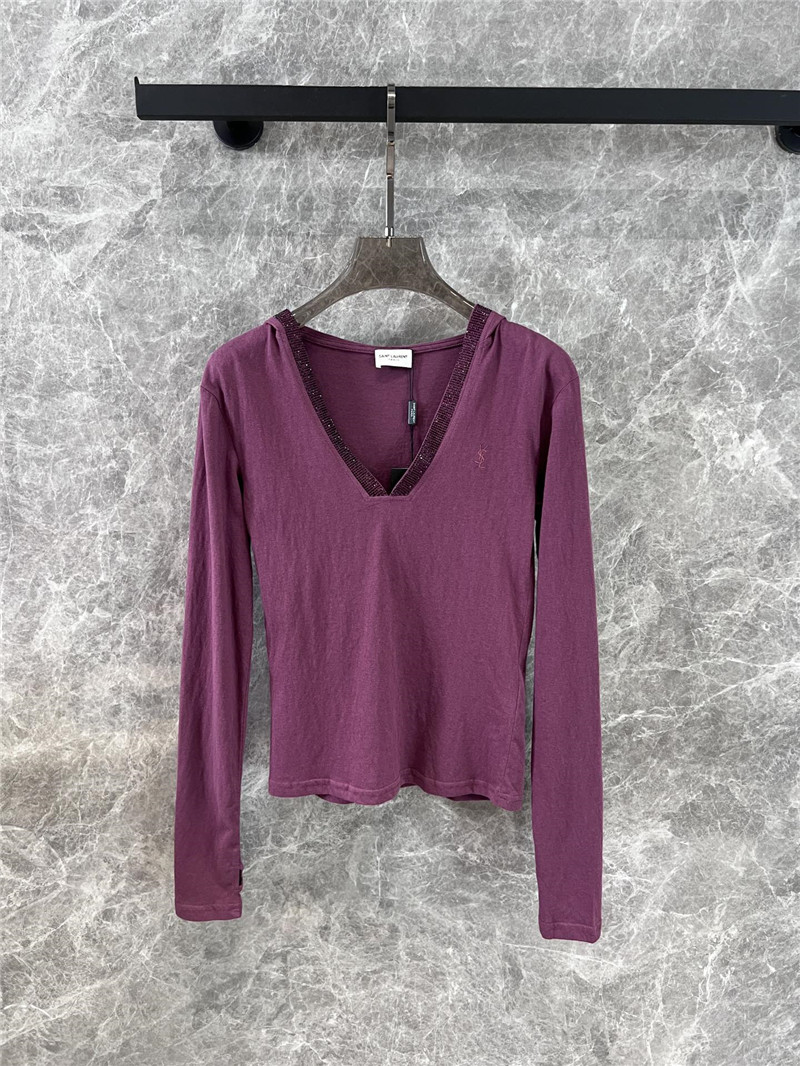 Y51 hooded long-sleeved t-shirt