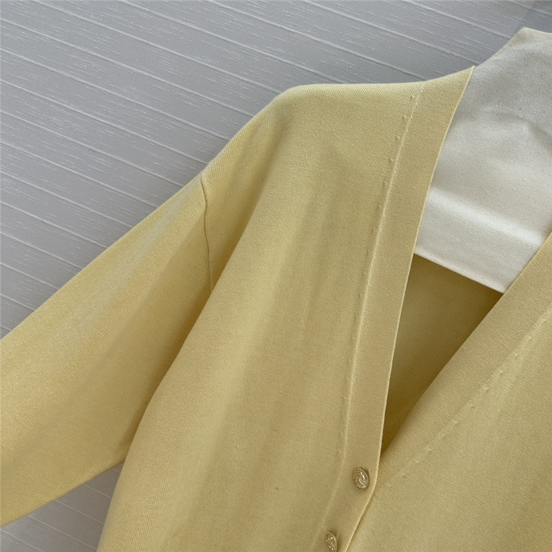 l0vis Vvtt0n dauphine tab cardigan yellow