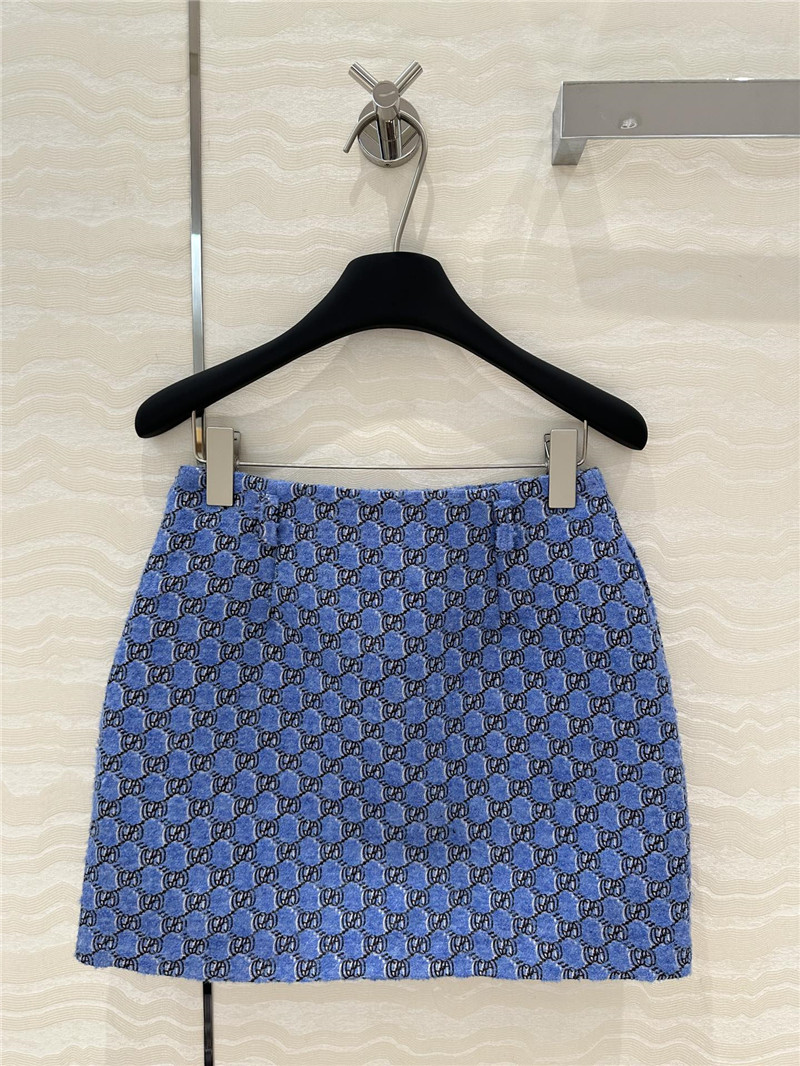 Gvc*1 wool tweed mini skirt
