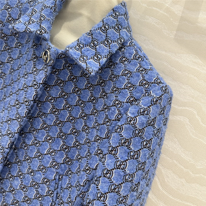 Gvc*1 wool tweed lapel jacket