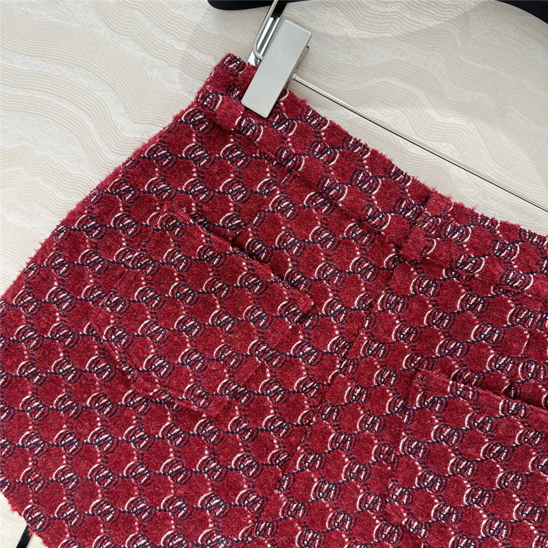 Gvc*1 wool tweed shorts