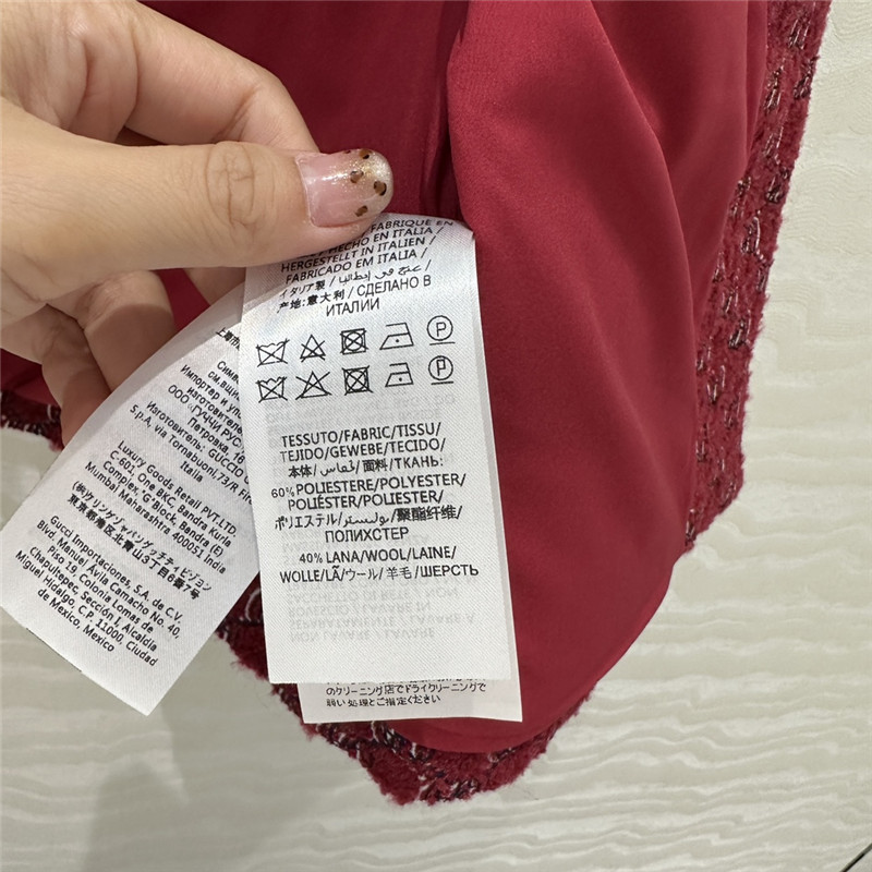 Gvc*1 wool tweed vest coat