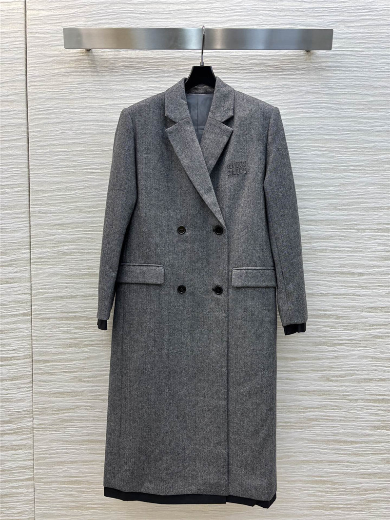 M1um1u suit long coat