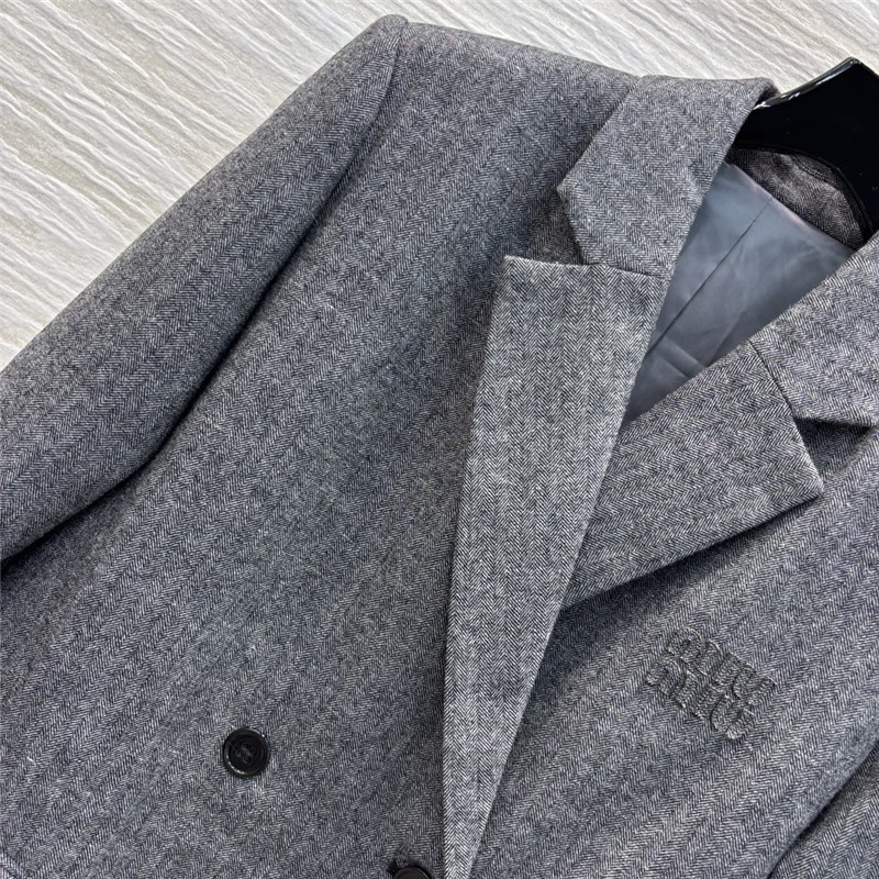 M1um1u suit long coat