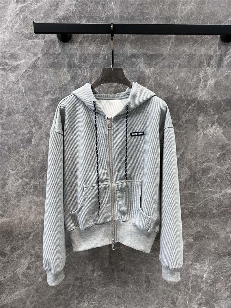 M1um1u hooded jacket + casual pants set