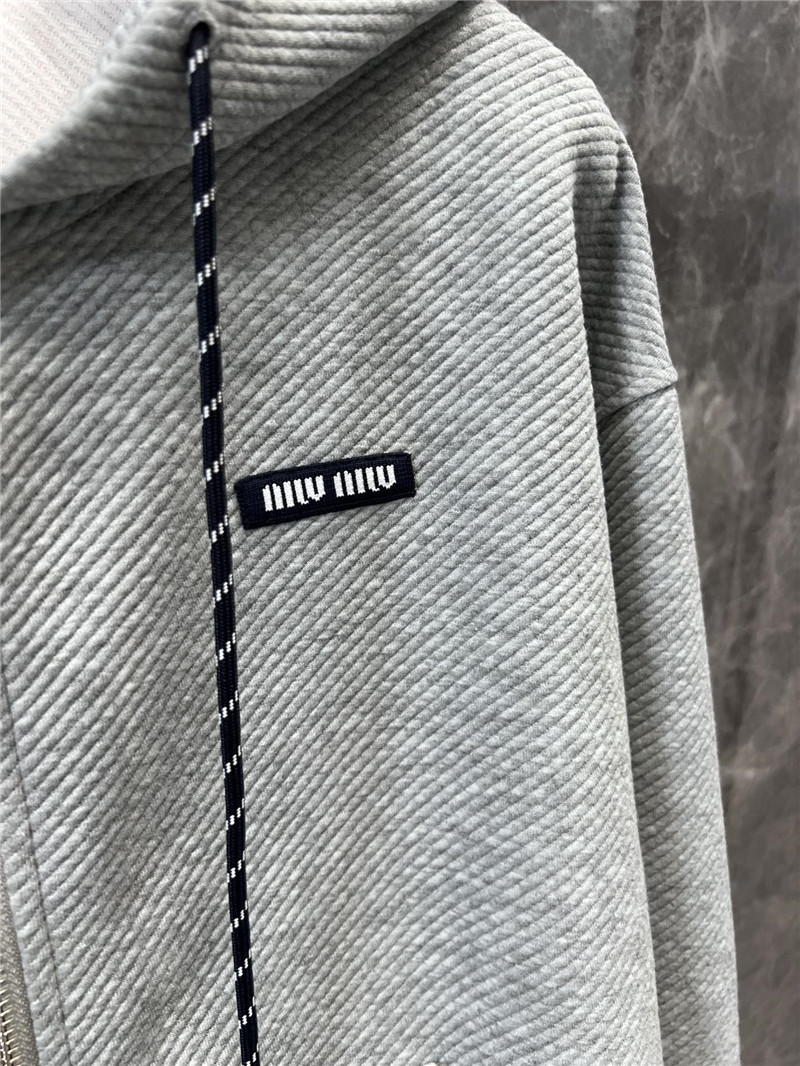 M1um1u hooded jacket + casual pants set