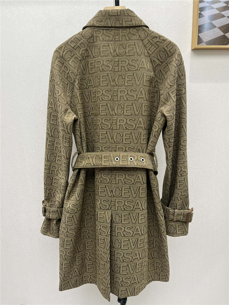 Versace mid-length trench coat