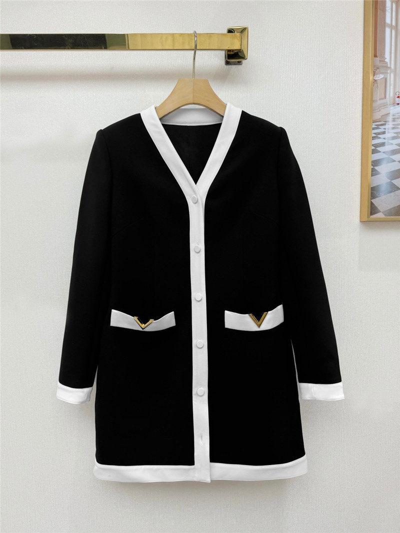Va1e*ntin0 contrast color jacket