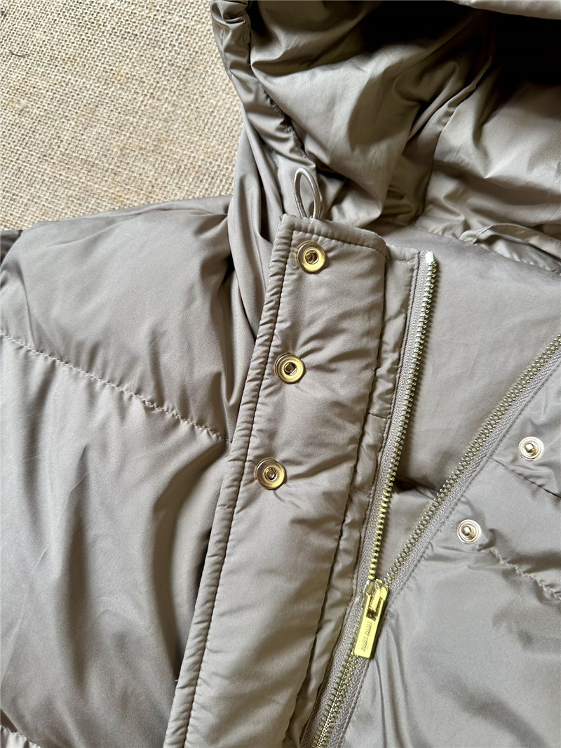 M1um1u hooded down jacket