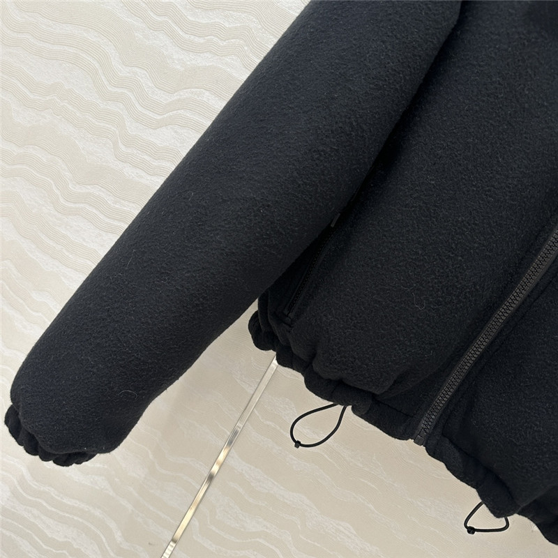 M1um1u woolen cotton coat