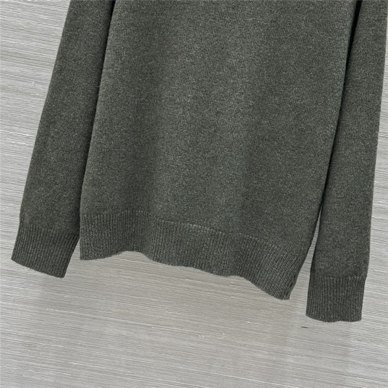 F**di cashmere turtleneck sweater grey