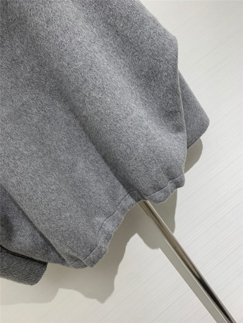 L0ew* hooded wool coat