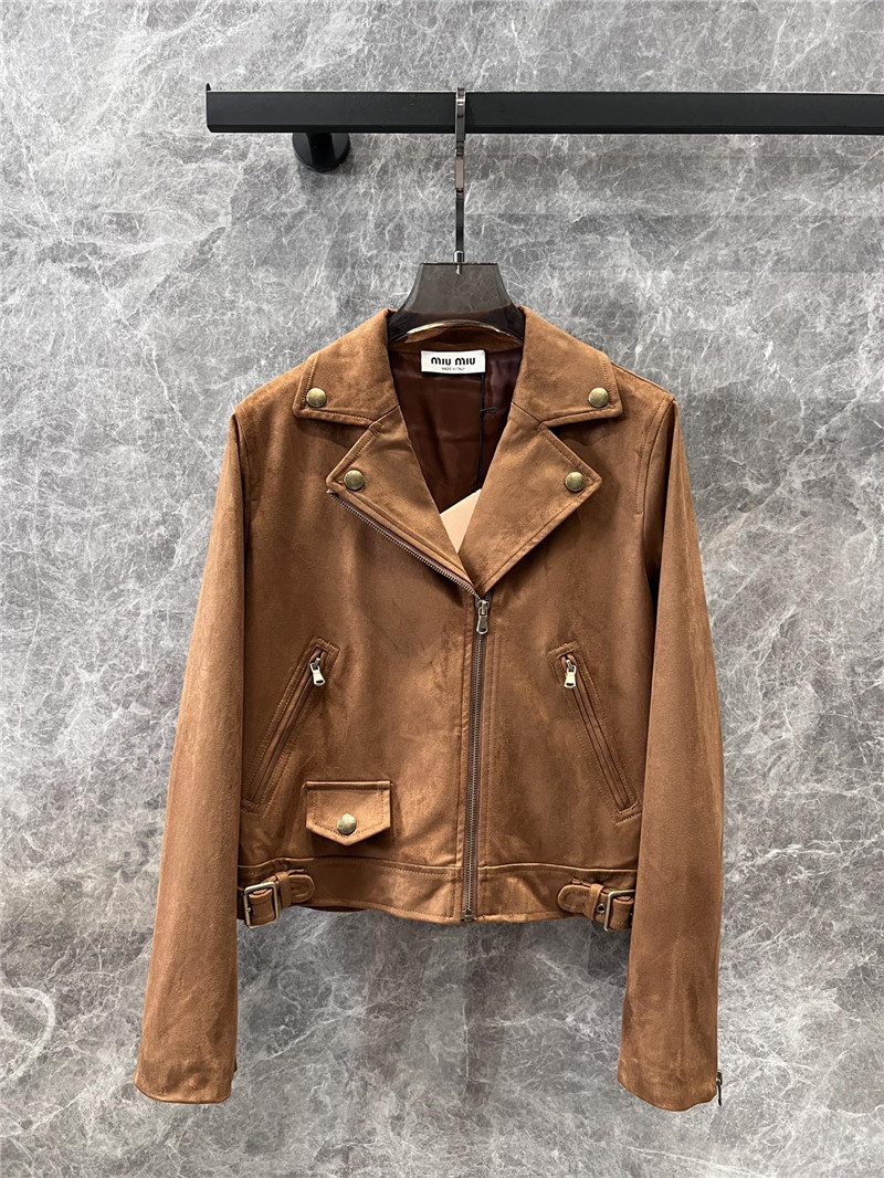 M1um1u suede jacket
