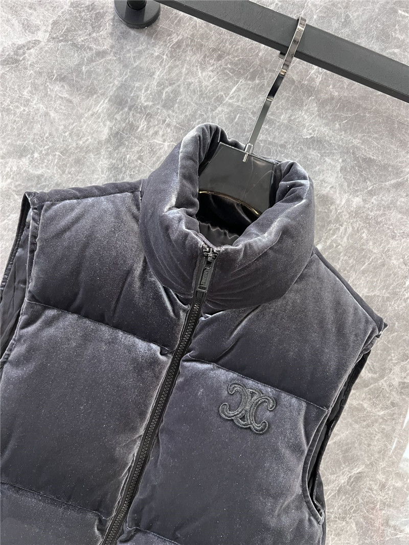 Ce1i*e velvet down vest