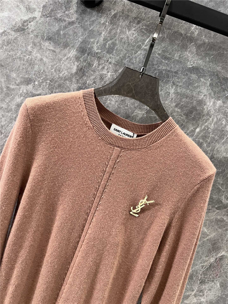 Y51 openwork cashmere sweater beige