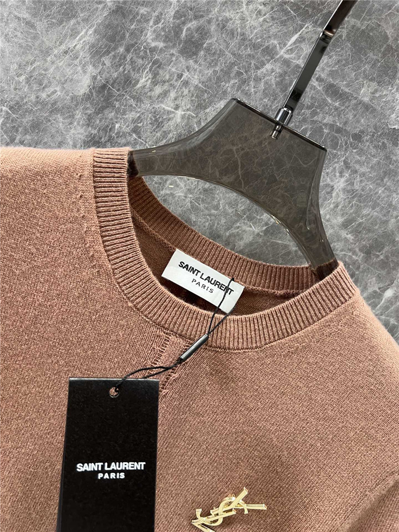 Y51 openwork cashmere sweater beige