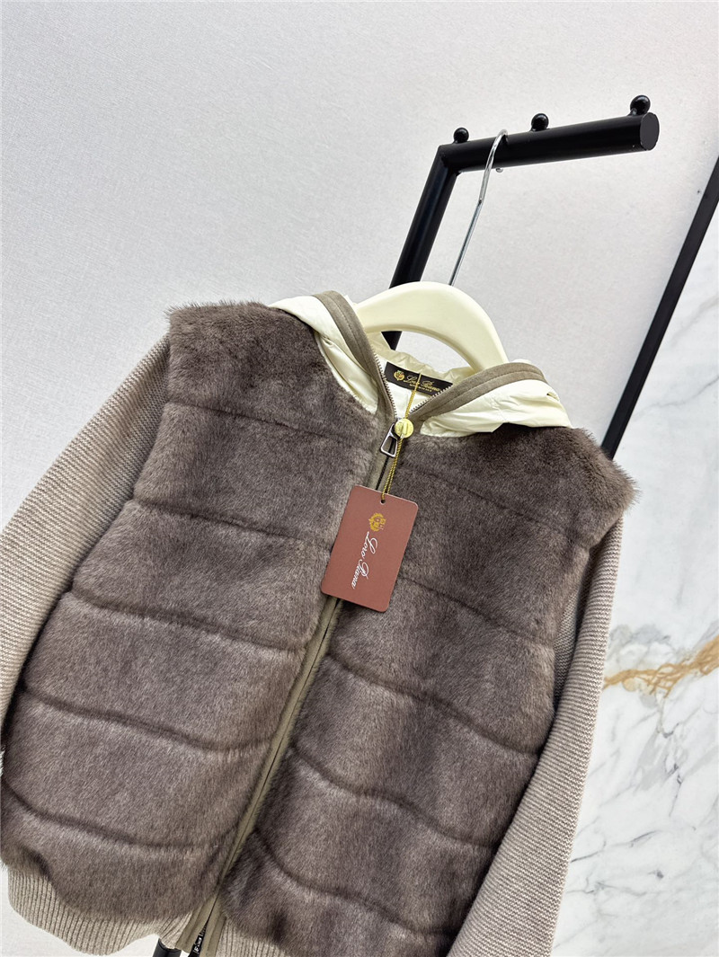 L0r0 P1ana patchwork down jacket