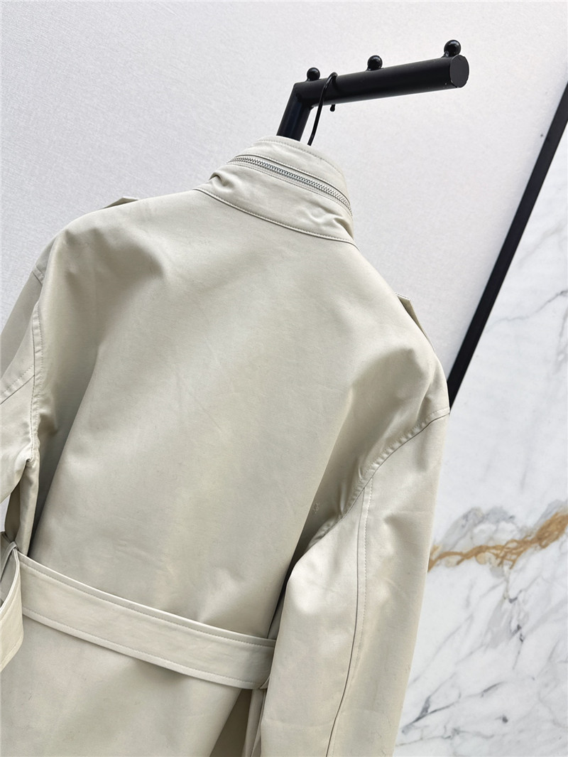 a1exa*der Mcqv*en stand collar trench coat