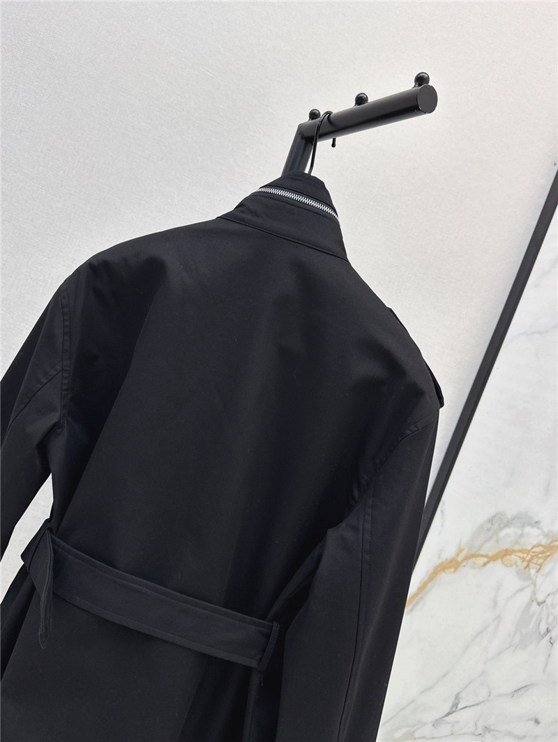 a1exa*der Mcqv*en stand collar trench coat