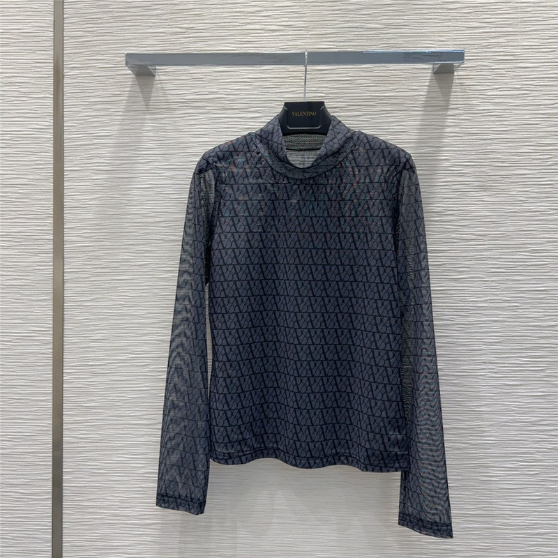 Va1e*ntin0 mesh bottoming shirt