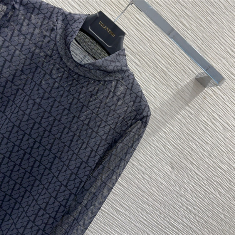 Va1e*ntin0 mesh bottoming shirt