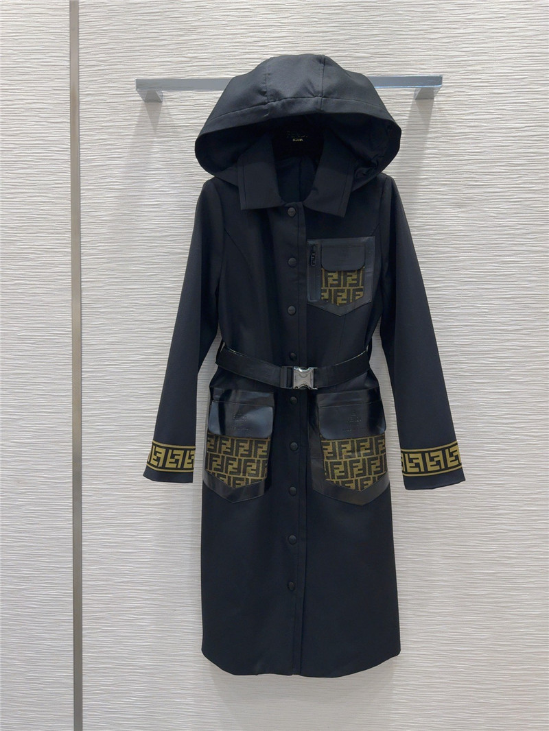 F**di casual long coat