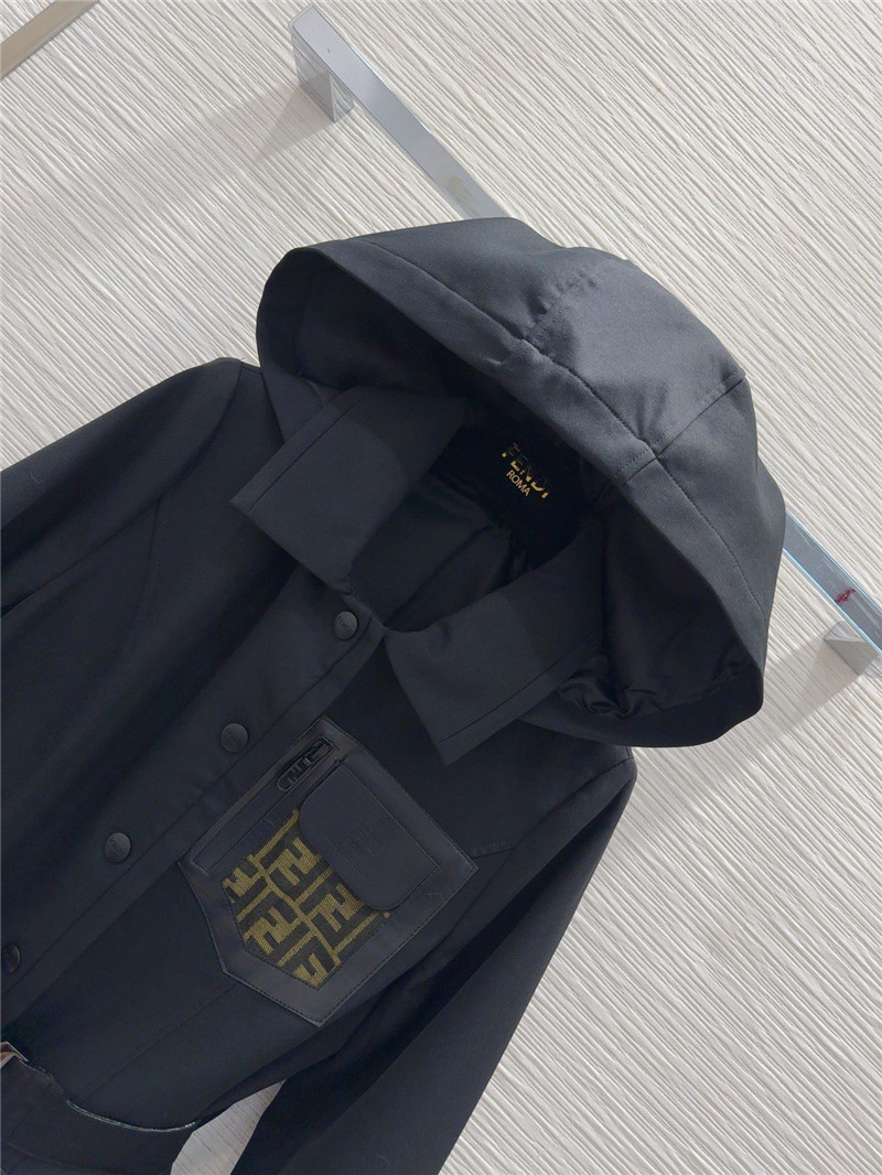 F**di casual long coat