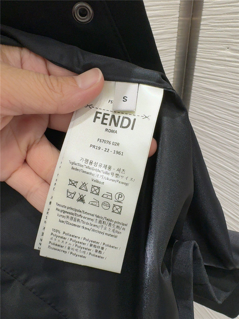 F**di casual long coat