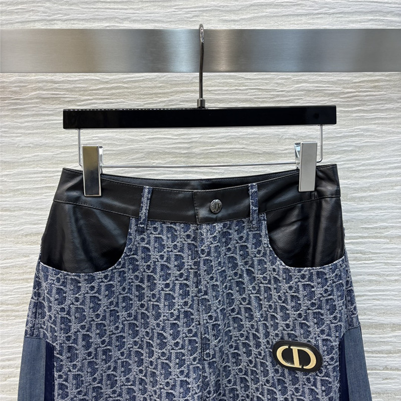 D10r wide-leg denim pants