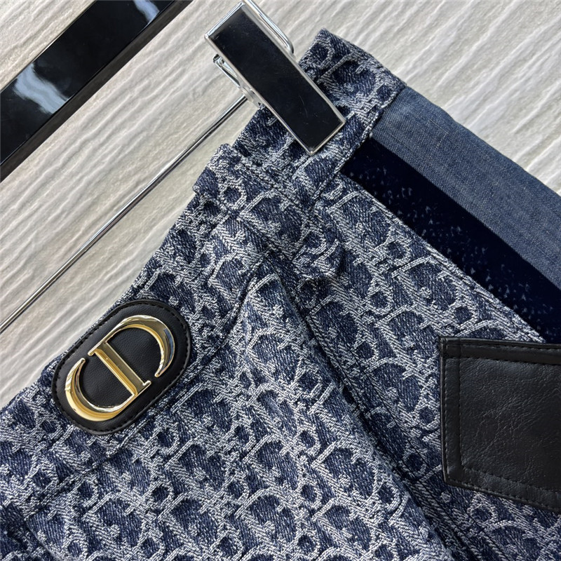 D10r denim long skirt