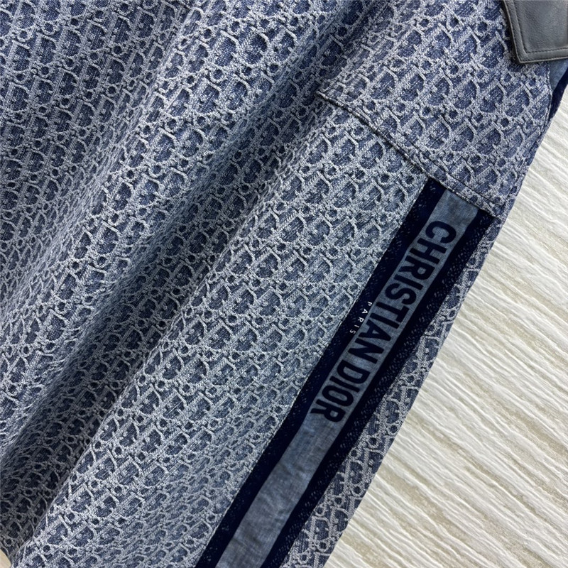 D10r denim long skirt