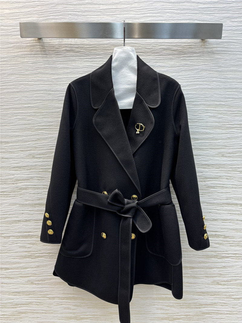 D10r woolen trench coat