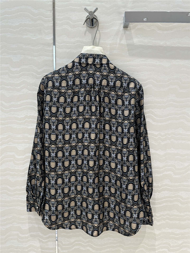 Vanitoo printed silk shirt