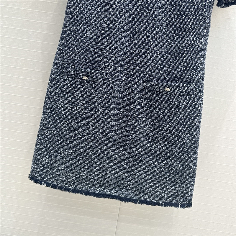 Balmain denim blue dress