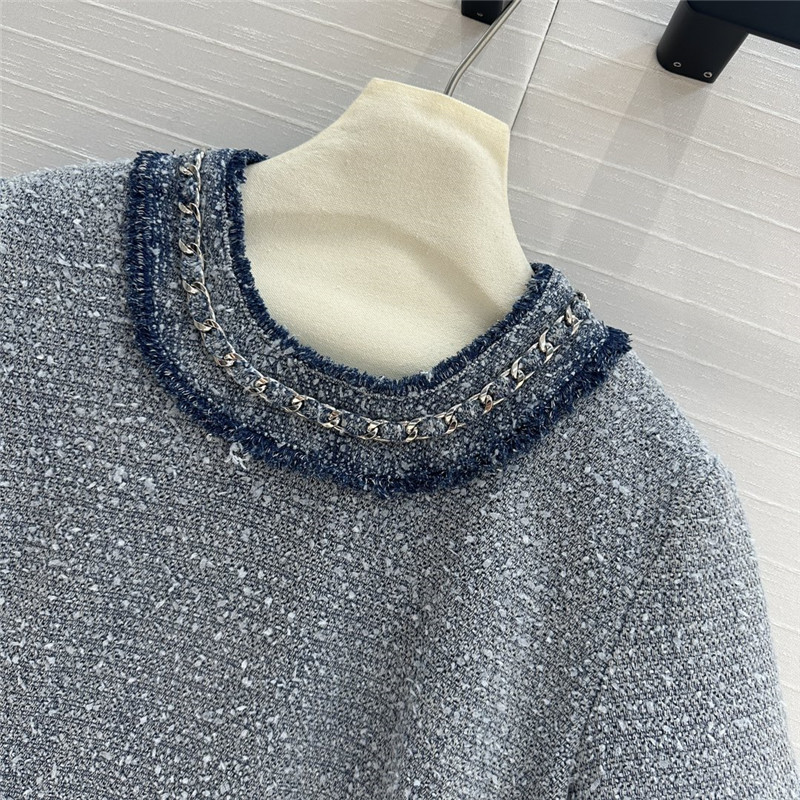 Balmain denim blue dress