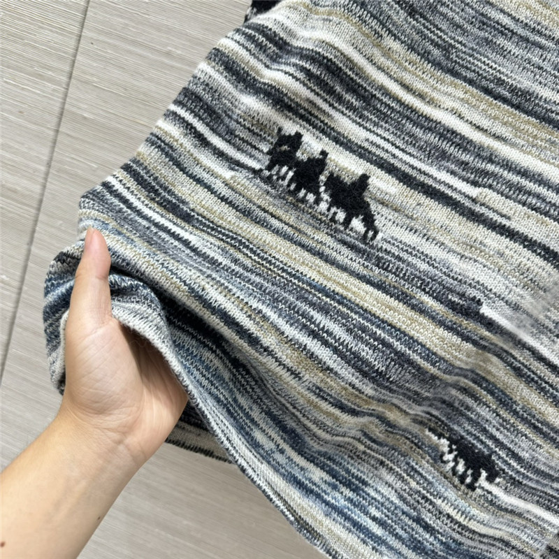 Ch**el desert intarsia cashmere sweater