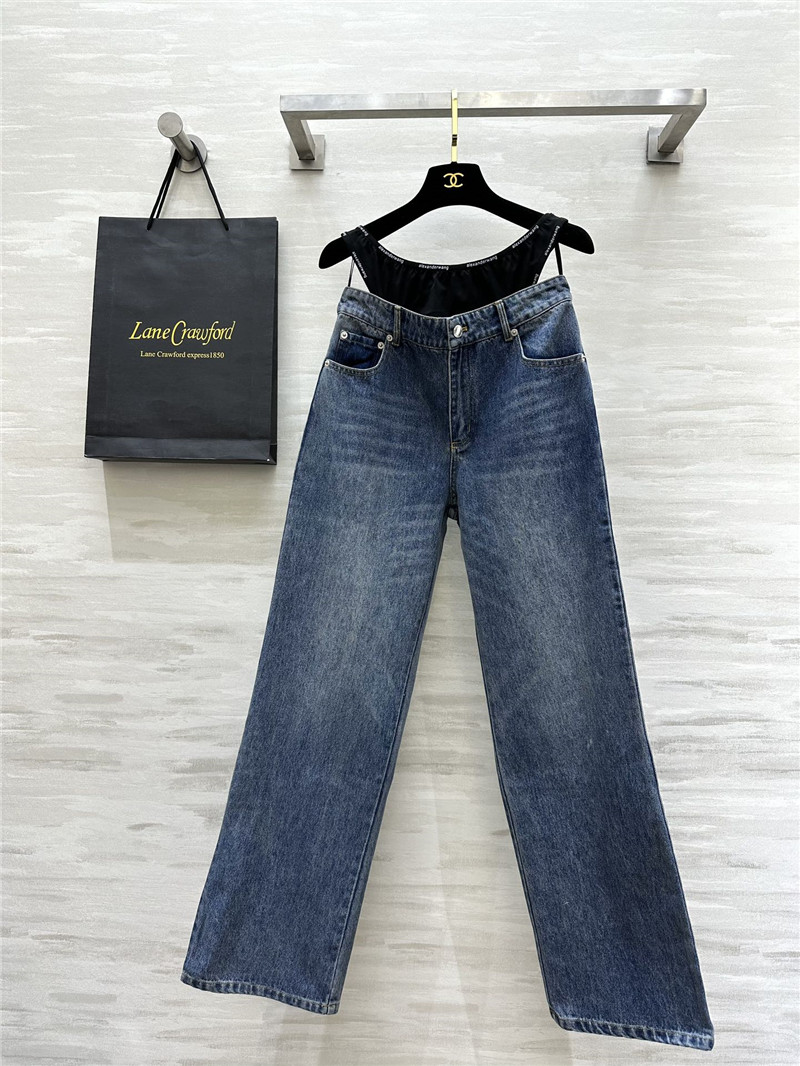 A1exa*der wang fake two piece trousers