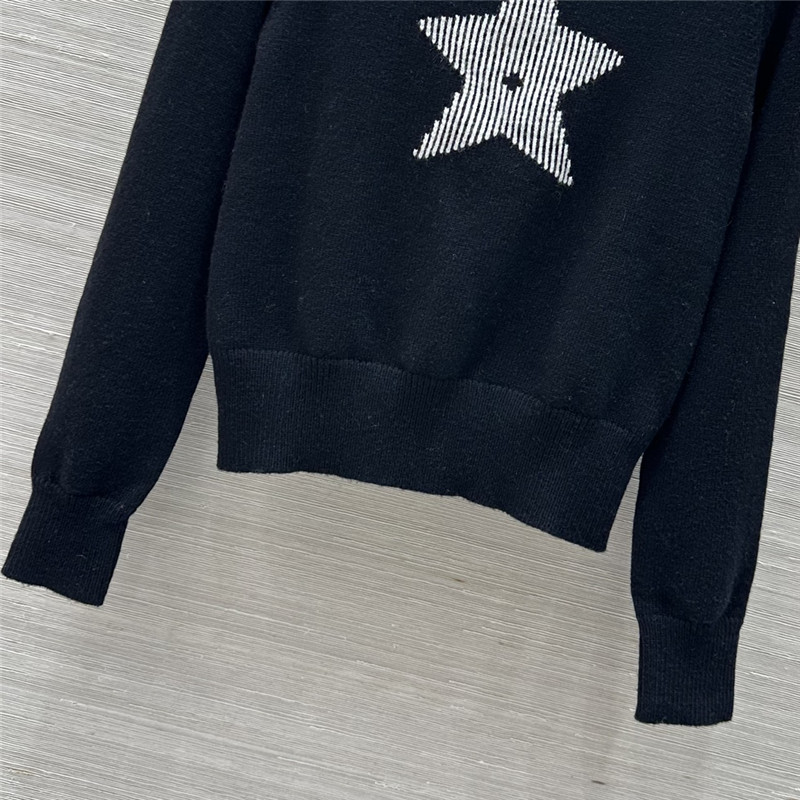 D10ralps star hooded sweater black