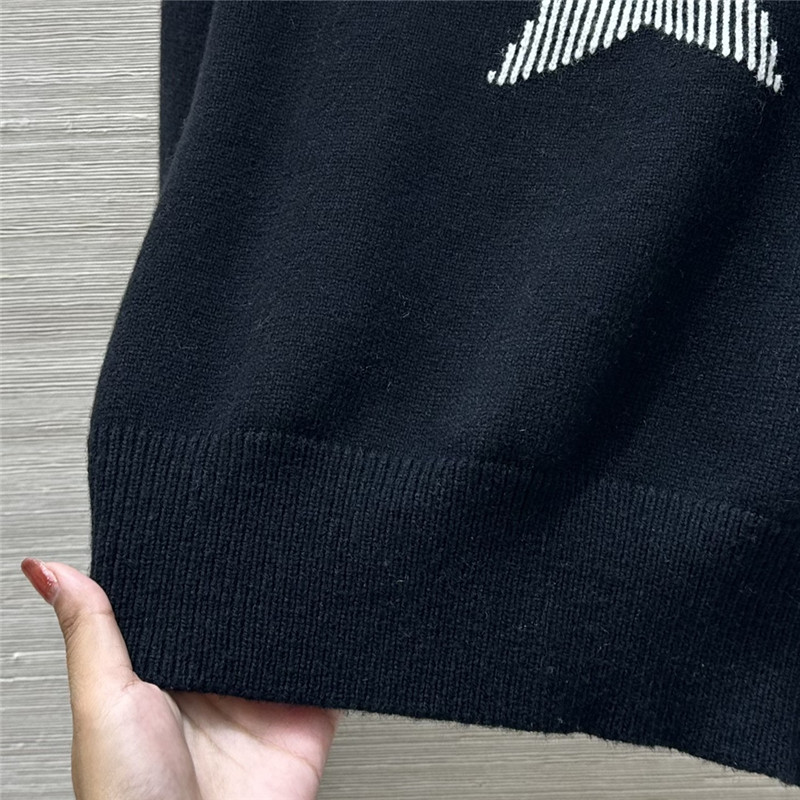 D10ralps star hooded sweater black