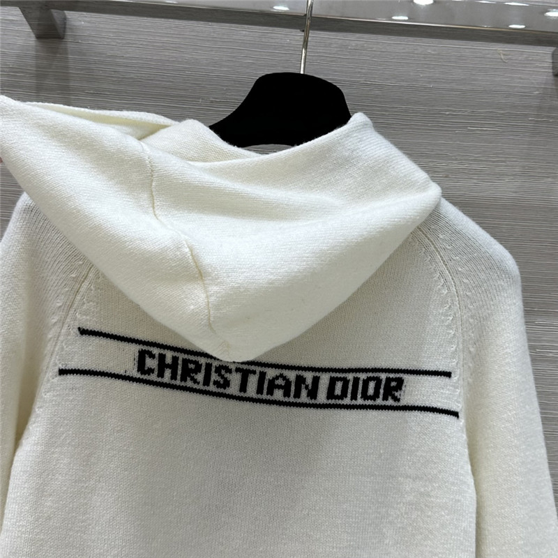 D10ralps star hooded sweater white