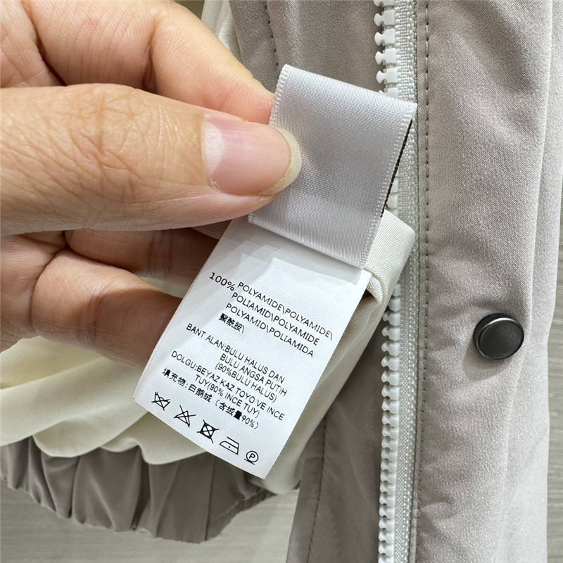 BC cotton canvas down jacket