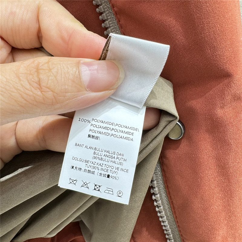 BC cotton canvas down jacket