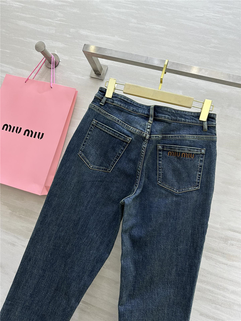 M1um1u low-rise skinny jeans