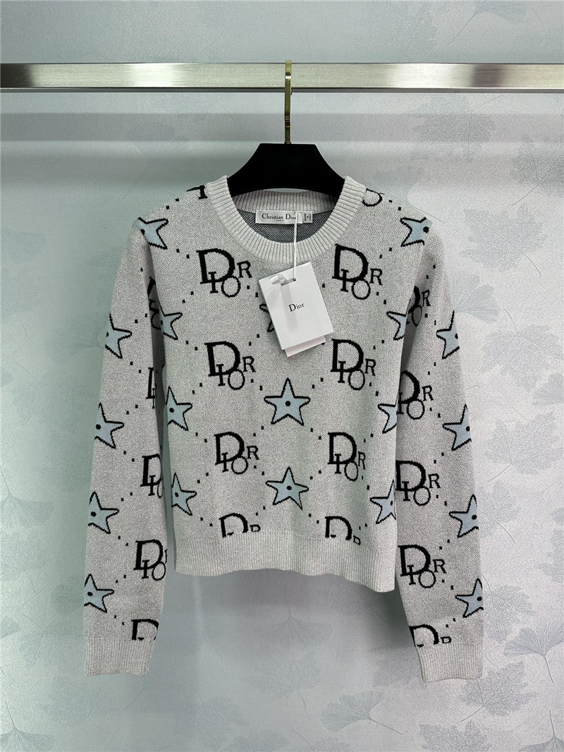 D10r oblique blend silk sweater grey