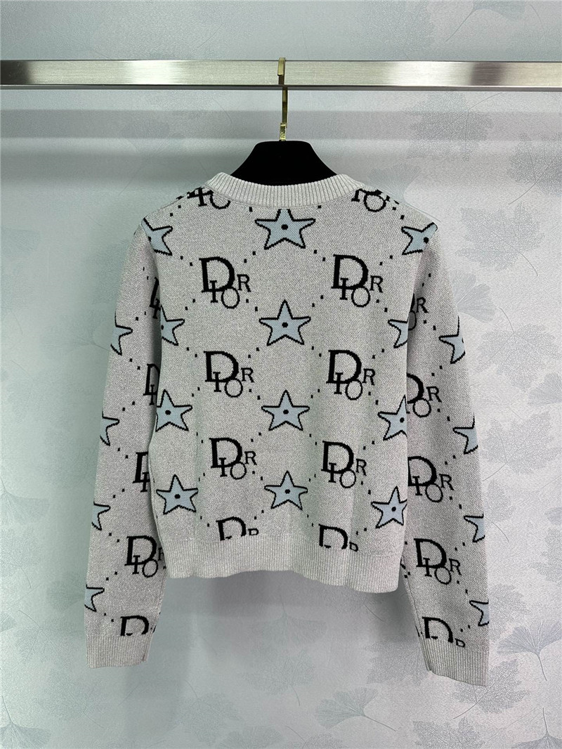 D10r oblique blend silk sweater grey