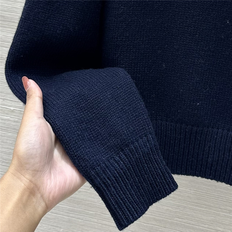D10ralps wool knit sweater navy